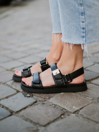 STEVE MADDEN MONA SANDAL BLACK