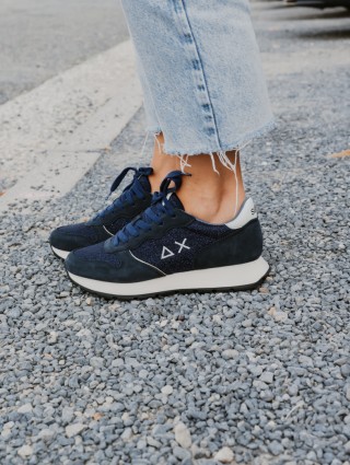 SUN68 Z45204 GLITTER NAVY BLUE