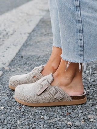D.FRANKLIN VIBE CLOG TAUPE