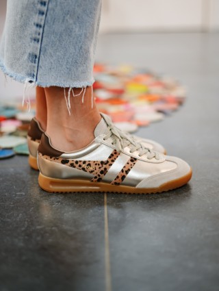 GOLA GOLD LEOPARD DARK BROWN