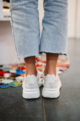 STEVE MADDEN STARLYN WHITE GLITTER