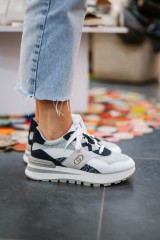 LIUJO AMAZING 42 CALF DENIM WHITE