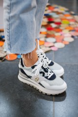 LIUJO AMAZING 42 CALF DENIM WHITE