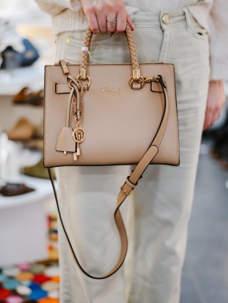 LIUJO ECS S SATCHEL CAMMELLO