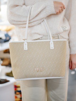 LIUJO S TOTE NATURALE