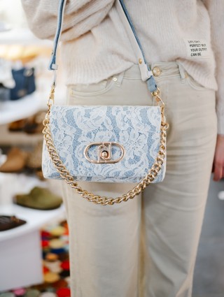 LIUJO M CROSSBODY LIGHT DENIM