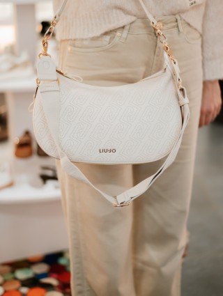 LIUJO ECS M HOBO CREAM