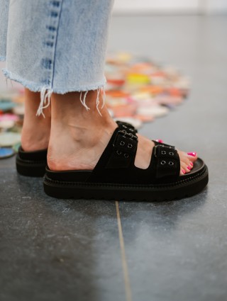 SCHMOOVE STELLA BUCKLE BLACK