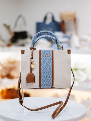 LIUJO S TOTE NEUTRO/DENIM...