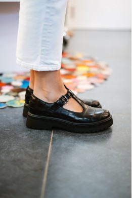 TAMARIS 24324 BLACK CROCO