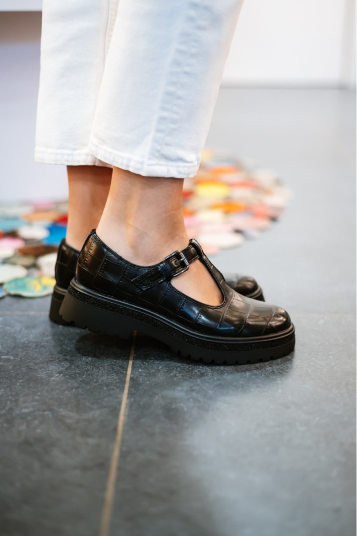 TAMARIS 24324 BLACK CROCO