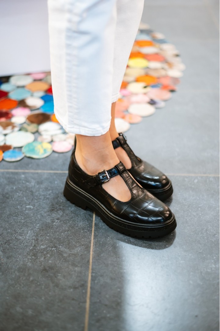 TAMARIS 24324 BLACK CROCO