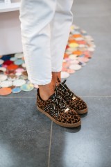 STEVE MADDEN DEGREE STUDS LEOPARD