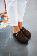 SCHOLL FAE NEW BROWN