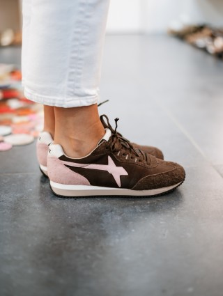 W6YZ SAMOA DARK BROWN PINK