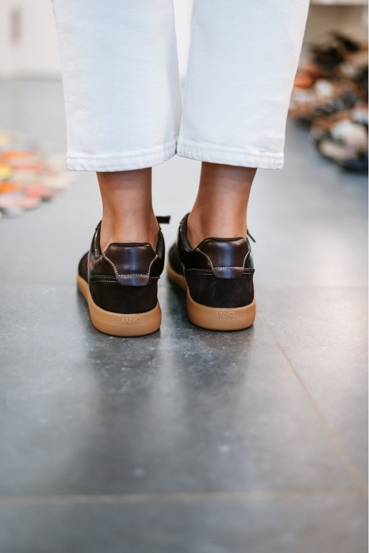 LIUJO CONNOR SNEAKER COW MOKA