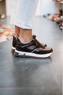 LIUJO MAXI WONDER SNEAKER COW MOKA