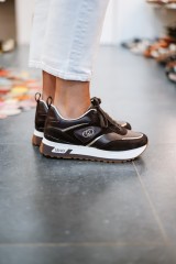 LIUJO MAXI WONDER SNEAKER COW MOKA