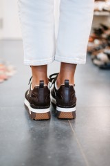LIUJO MAXI WONDER SNEAKER COW MOKA