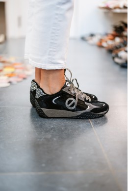 NO NAME KATE SNEAKER BLACK CARBONE