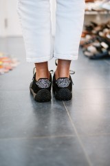NO NAME KATE SNEAKER BLACK CARBONE