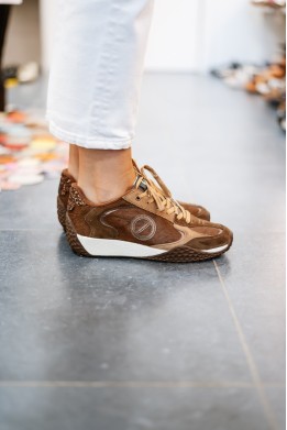 NO NAME KATE SNEAKER CHOCO CAMEL