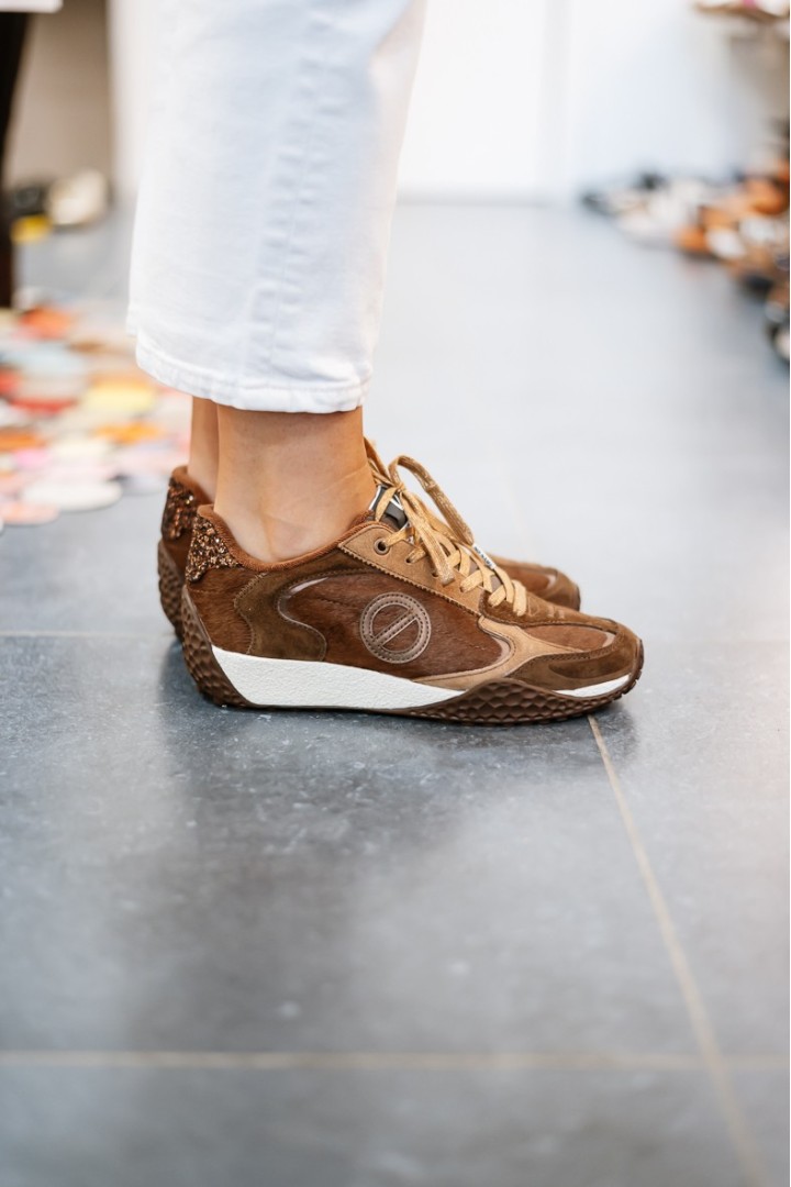 NO NAME KATE SNEAKER CHOCO CAMEL