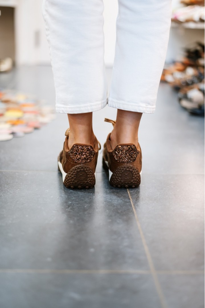 NO NAME KATE SNEAKER CHOCO CAMEL