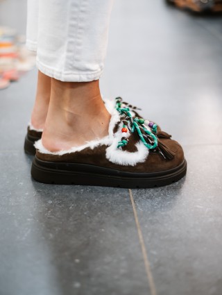 DWRS NOVA DARK BROWN OFF WHITE