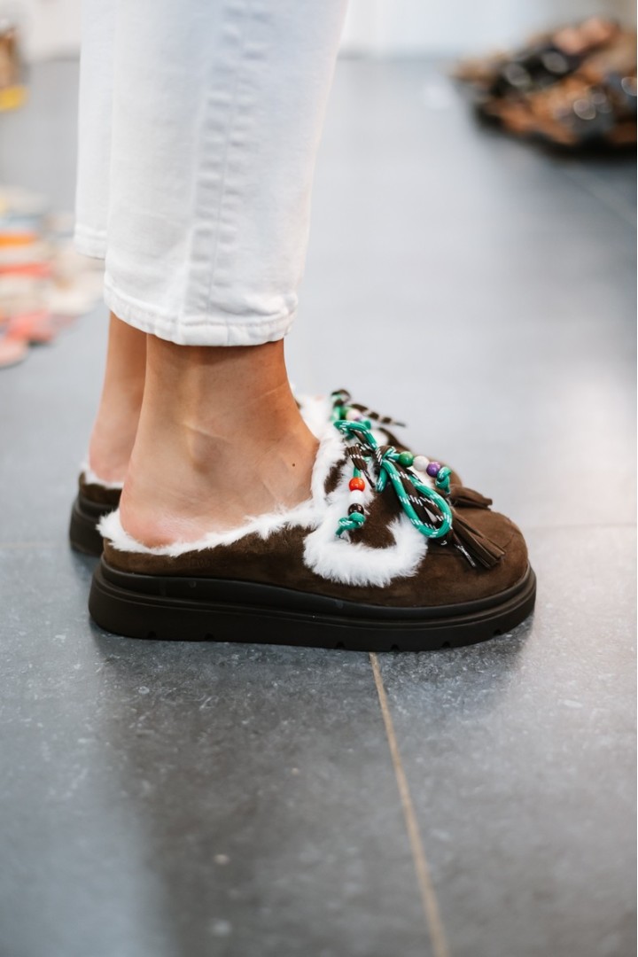 DWRS NOVA DARK BROWN OFF WHITE