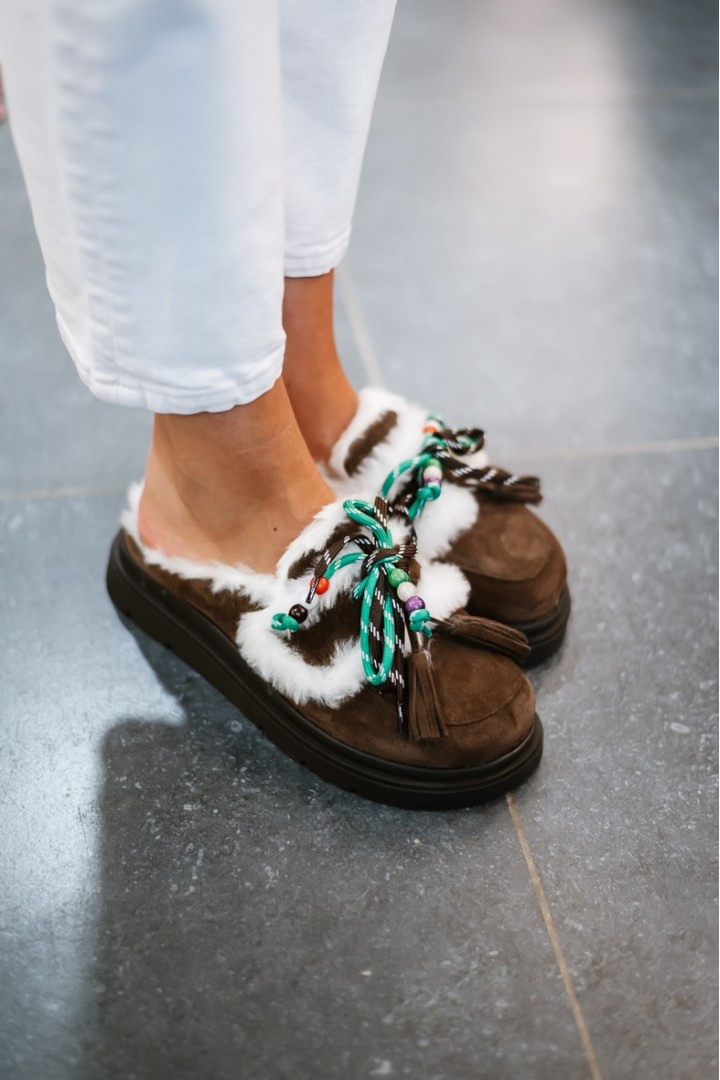 DWRS NOVA DARK BROWN OFF WHITE