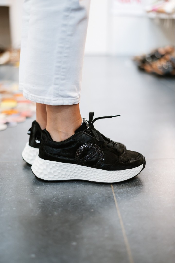 NAME CARTER JOGGER PONY GLITTER BLACK
