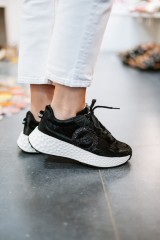 NAME CARTER JOGGER PONY GLITTER BLACK