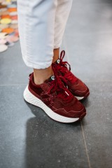 NAME CARTER JOGGER PONY GLITTER BORDO/RED