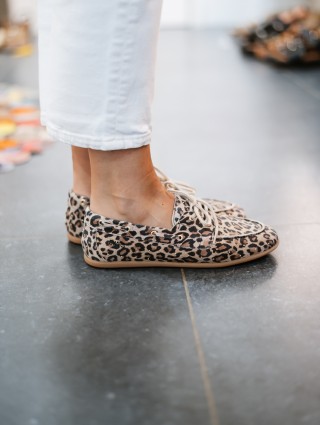 DWRS LATTY SMALL STUDS LEOPARD