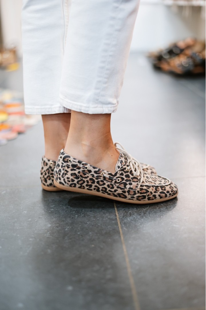 DWRS LATTY SMALL STUDS LEOPARD
