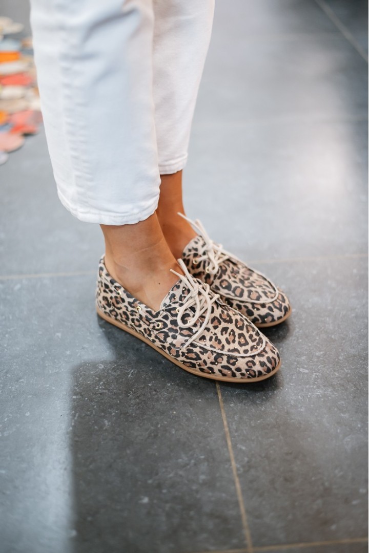 DWRS LATTY SMALL STUDS LEOPARD