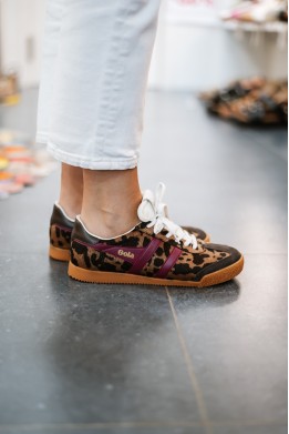 GOLA CLB 867 ELAN SAVANNA TRAINER TAN/CERISE/MOCHA