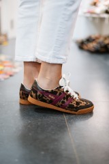 GOLA CLB 867 ELAN SAVANNA TRAINER TAN/CERISE/MOCHA