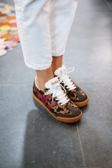 GOLA CLB 867 ELAN SAVANNA TRAINER TAN/CERISE/MOCHA