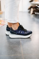 SUN68 Z46219 BIG ALLY SEQUIN NAVY BLUE
