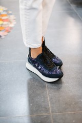 SUN68 Z46219 BIG ALLY SEQUIN NAVY BLUE