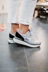 SUN68 Z46230 BIG STARGIRL GLITTER ARGENTO