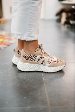 NO NAME CARTER JOGGER LEO CREAM/NUDE