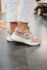 NO NAME CARTER JOGGER LEO CREAM/NUDE