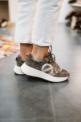 NO NAME CARTER JOGGER LEO GREY/CARBONE