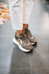 NO NAME CARTER JOGGER LEO GREY/CARBONE