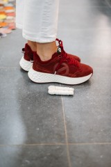 NO NAME CARTER JOGGER COCOON BORDO