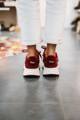 NO NAME CARTER JOGGER COCOON BORDO
