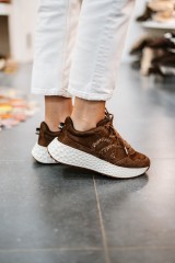 NAME CARTER JOGGER PONY GLITTER CHOCO/BRONZE